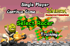 Shrek Swamp Kart Speedway screenshot 4 for GameBoy Advance